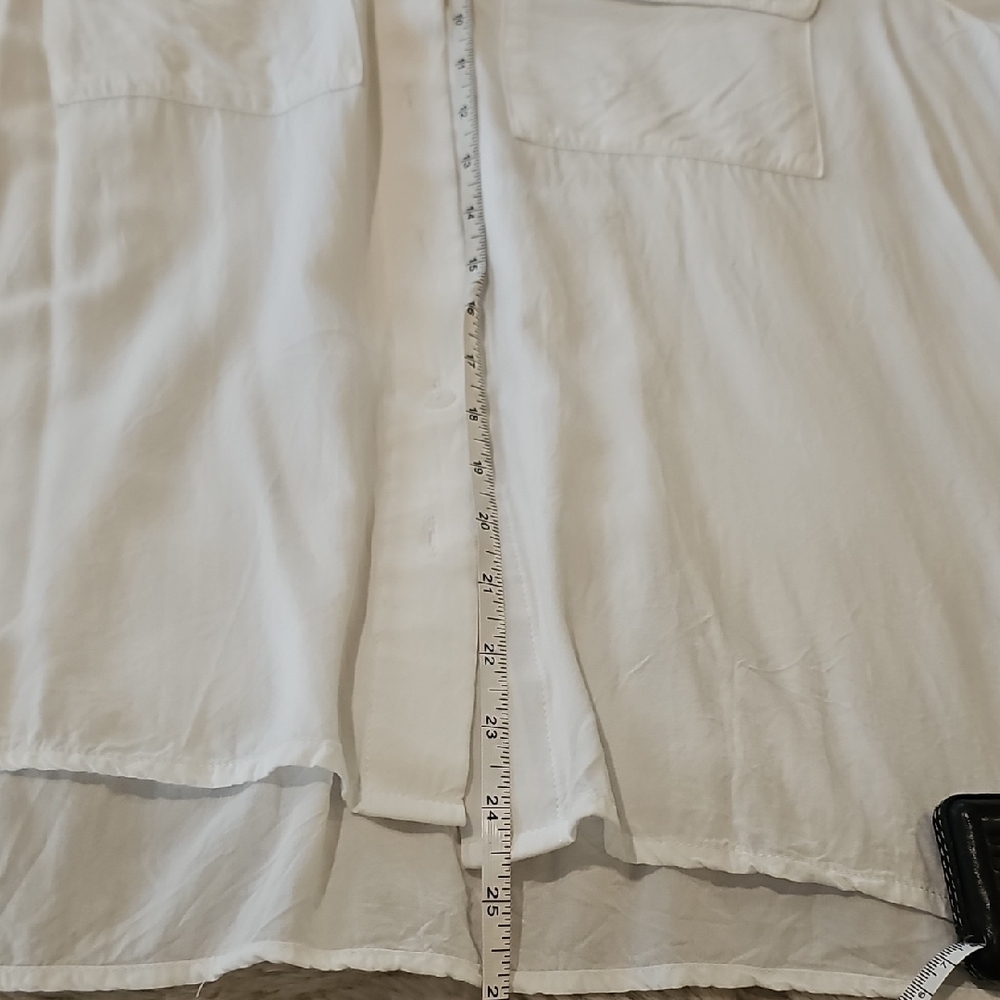 White Button-Up Blouse - Picture 8 of 10